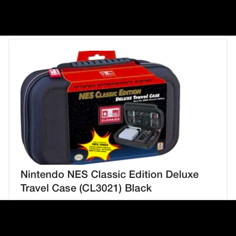 Nintendo NES classic edition deluxe travel case